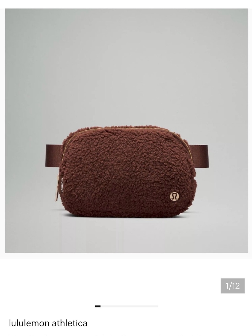 lululemon athletica Sherpa Belt Bag - Chocolate